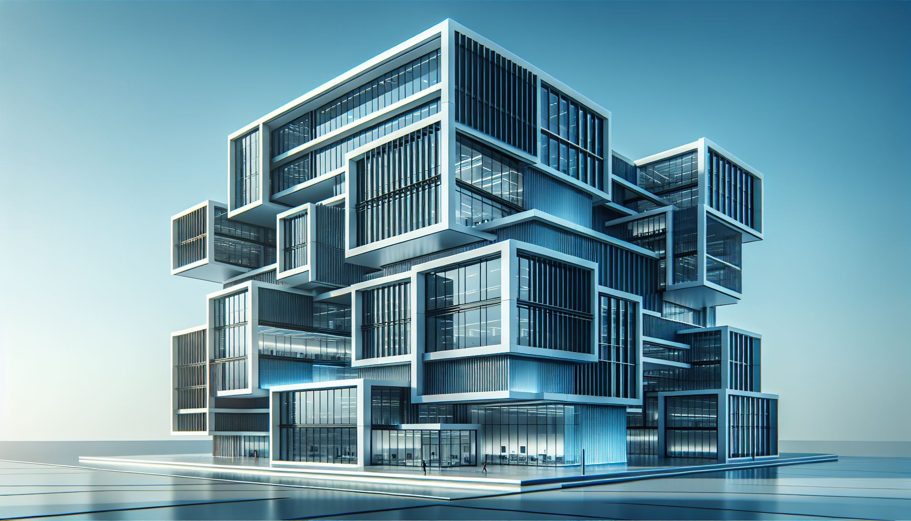 Modern architectural structure representing innovation and technology